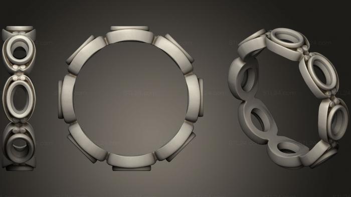Jewelry rings (Oval Gems Ring, JVLRP_0467) 3D models for cnc